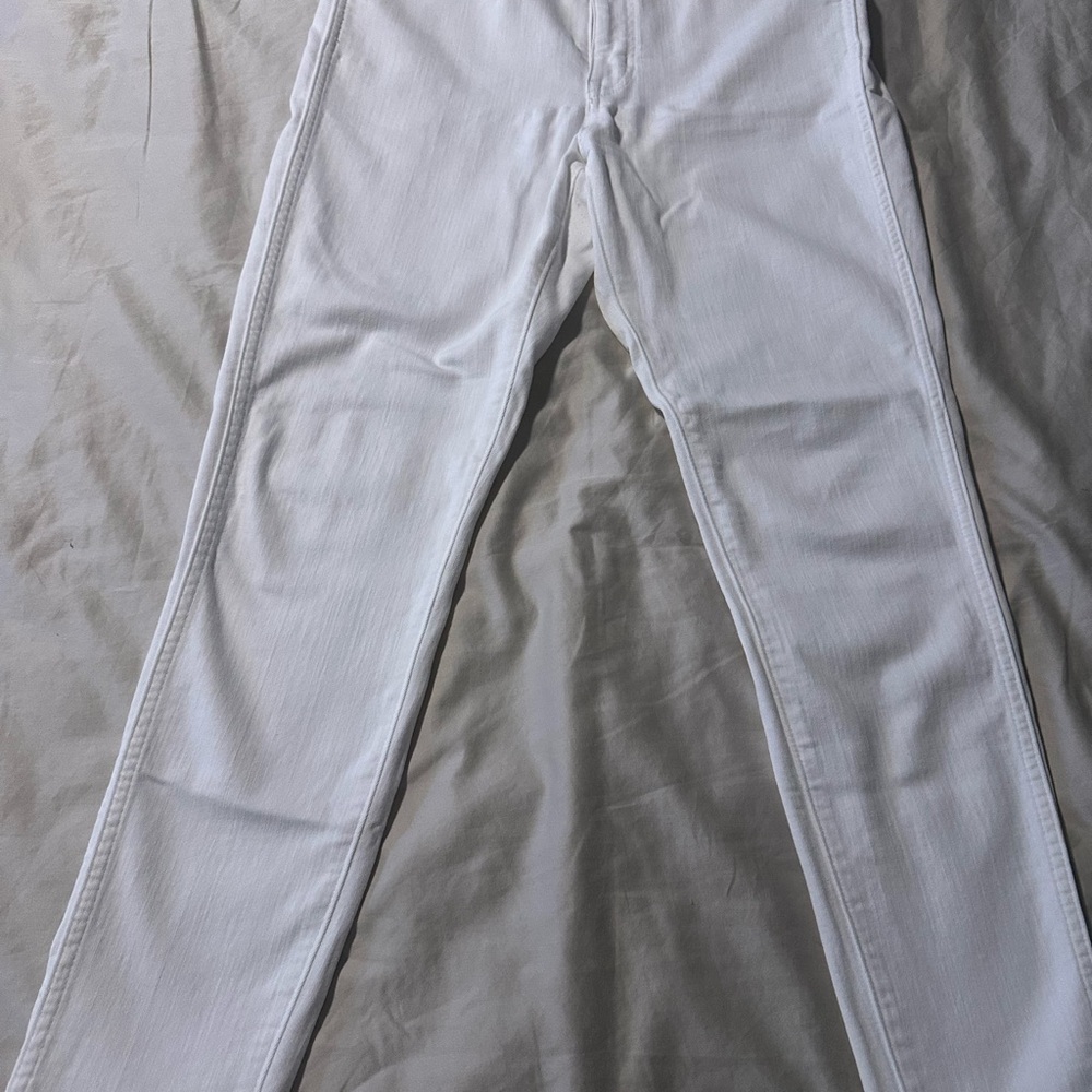 Madewell White 10” high rise Skinny Jeans